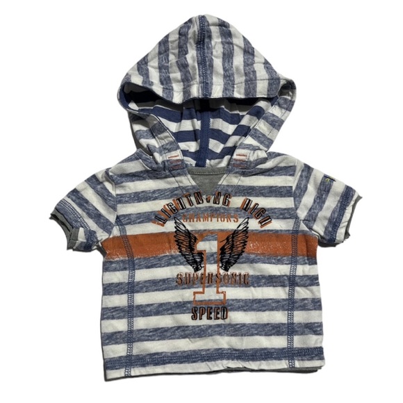 Truly Scrumptious distressed hooded tee Newborn - Picture 1 of 6